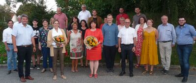 Gruppenbild der Kreisvorstandschaft bei der Neuwahl am 12.09.2021